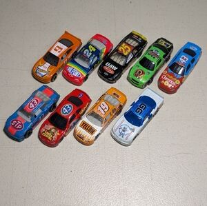 9 Vintage Nascar Race Cars